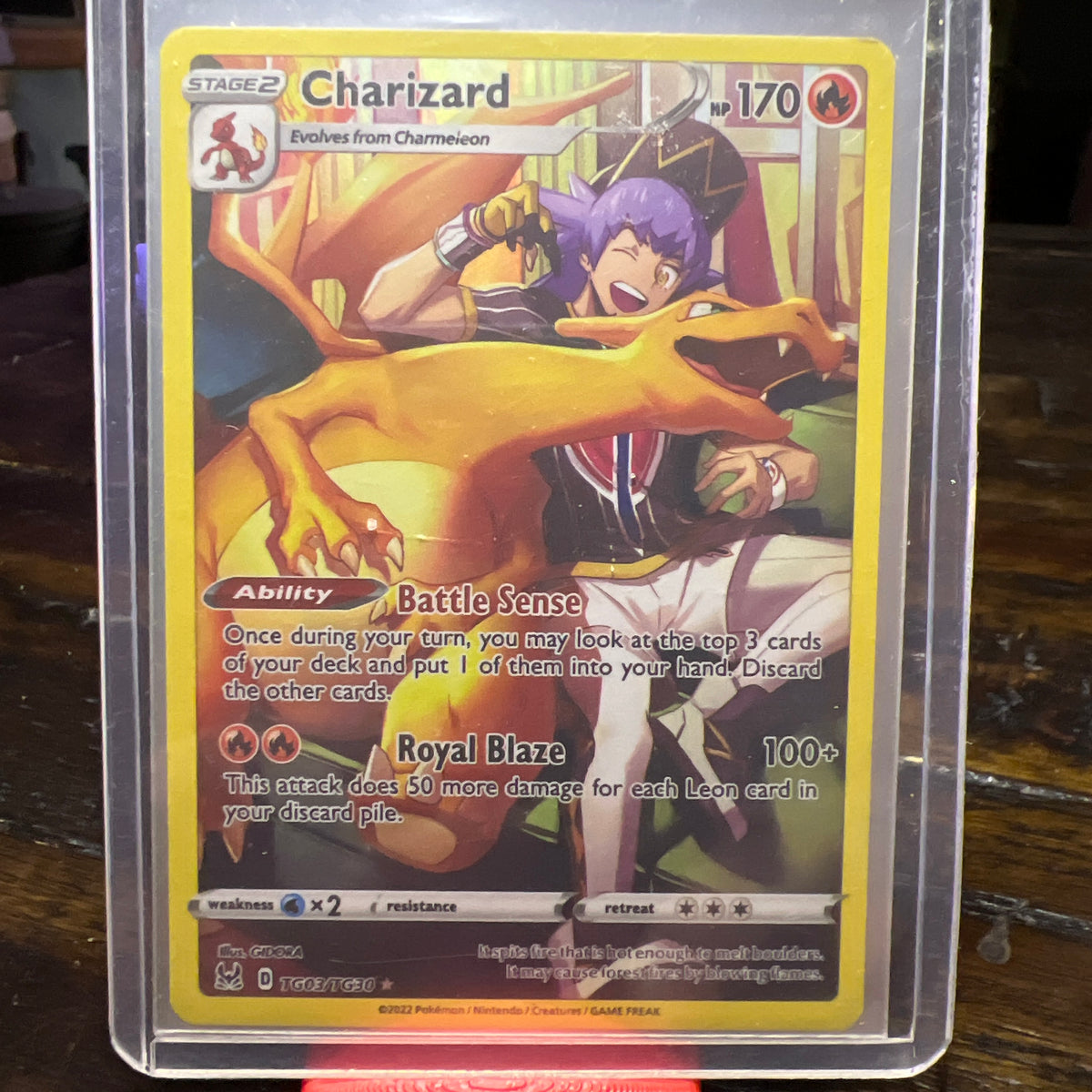 charizard pokemon card tg03 tg30 Charizard