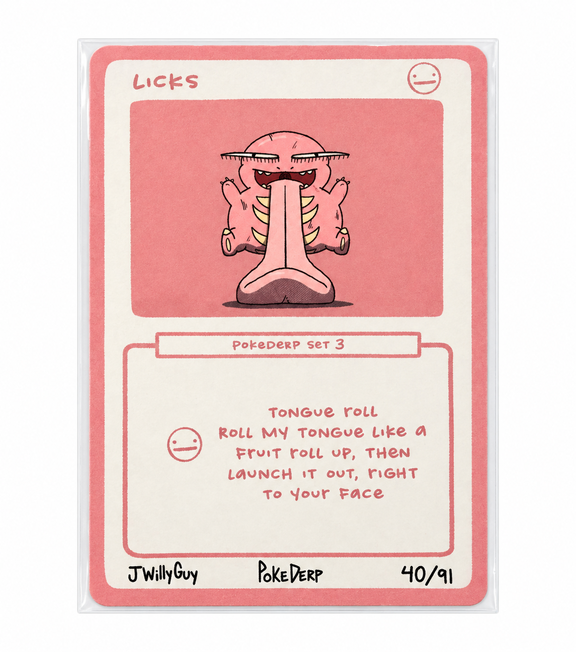 Licks PokeDerp Set 3 40/91 on a white background