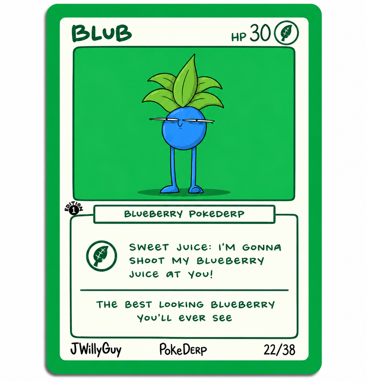 BLUB Blueberry PokeDerp 22/38