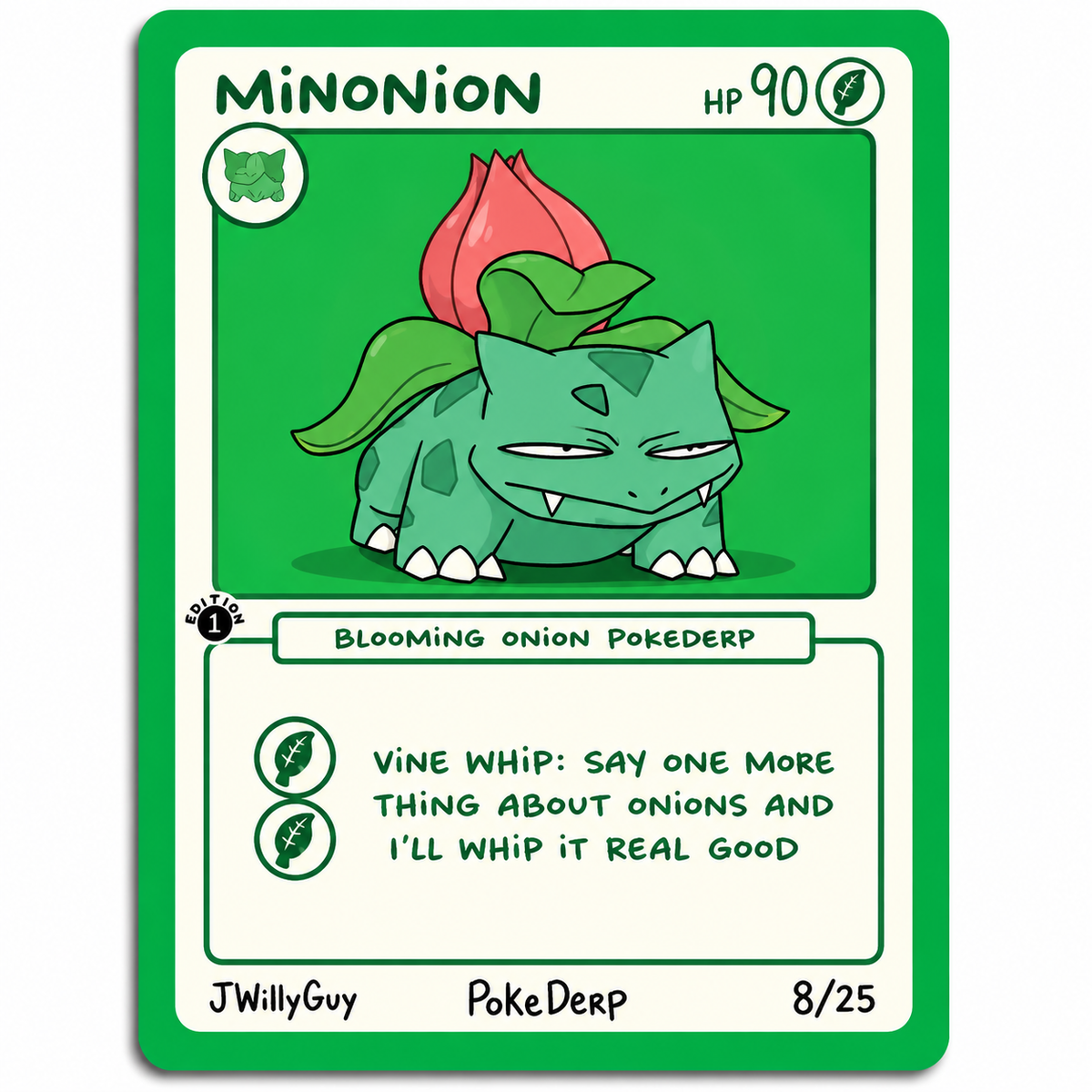 Minonion Blooming Onion PokeDerp 8/25