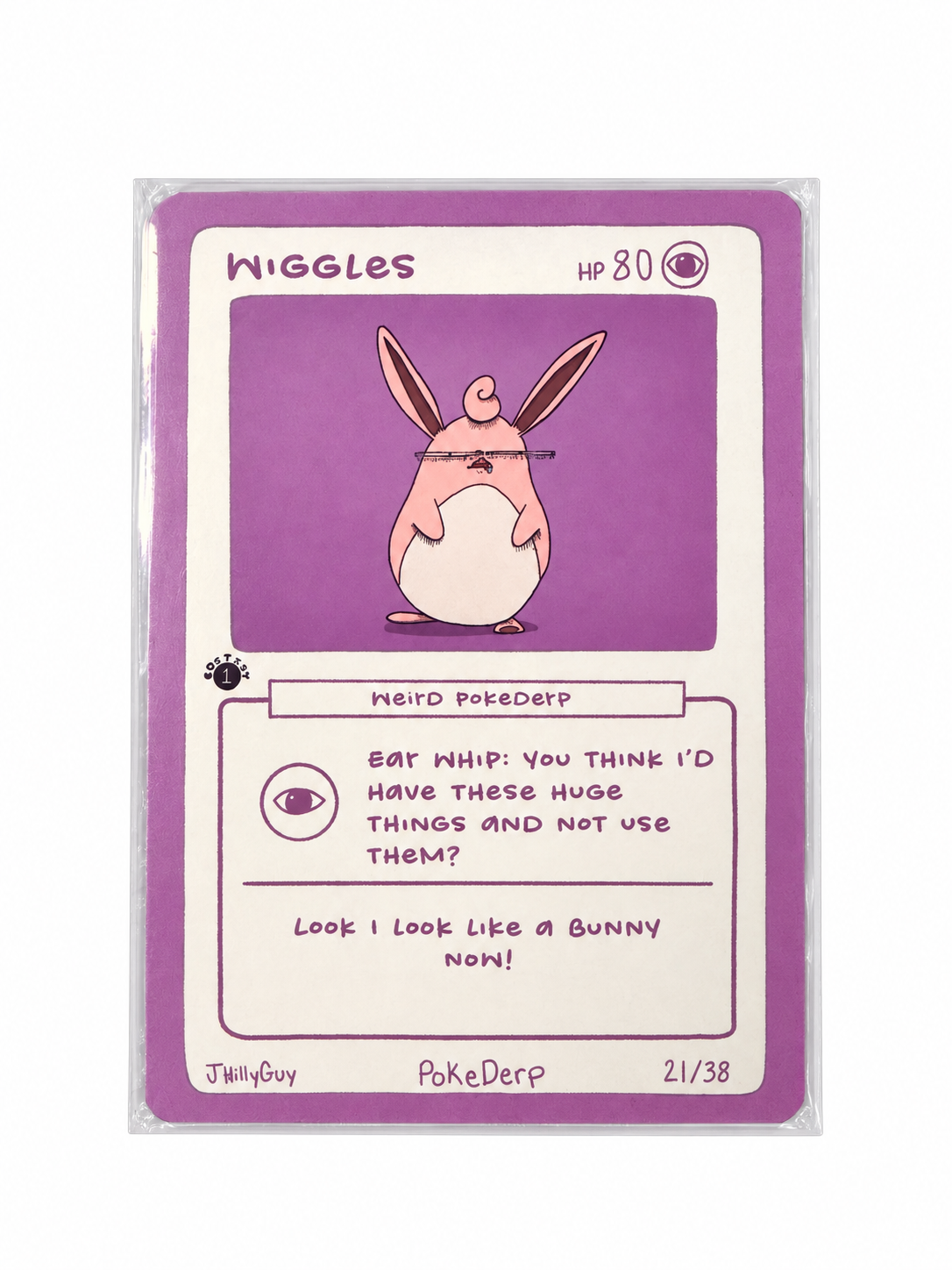 Wiggles Weird PokeDerp card 21/38 on white background