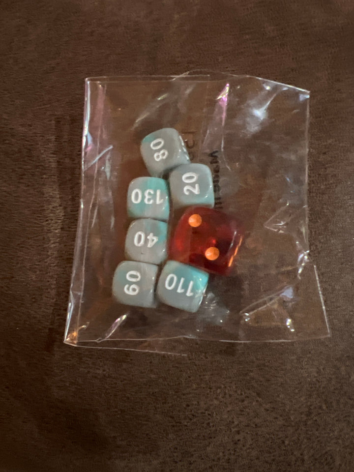 Pokemon TCG Obsidian Flames Damage Counter Dice