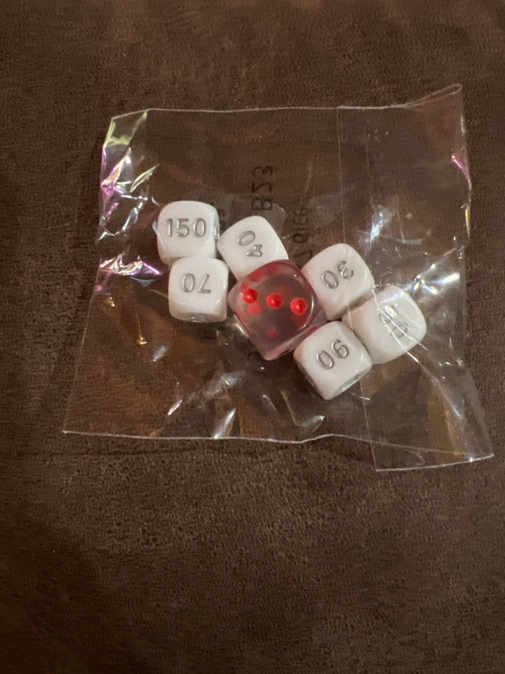 Pokemon TCG 151 Damage Counter Dice
