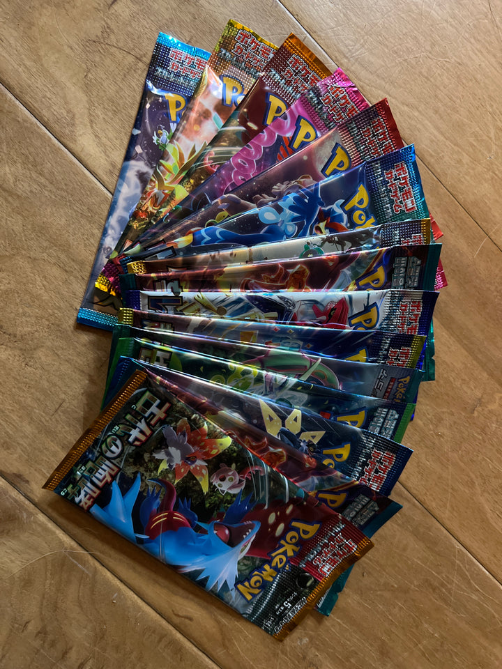15 Packs of Japanese Pokemon