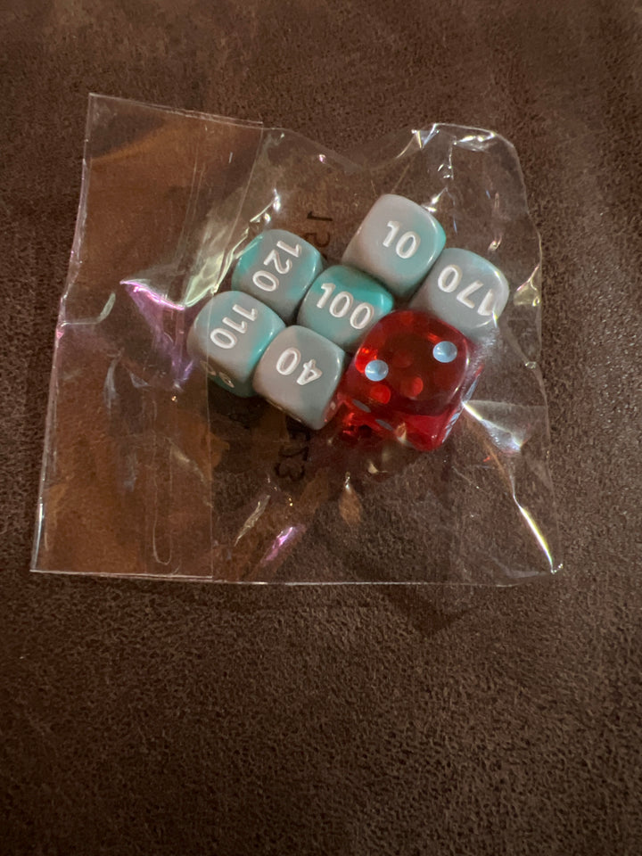Pokemon TCG Paradox Rift Damage Counter Dice