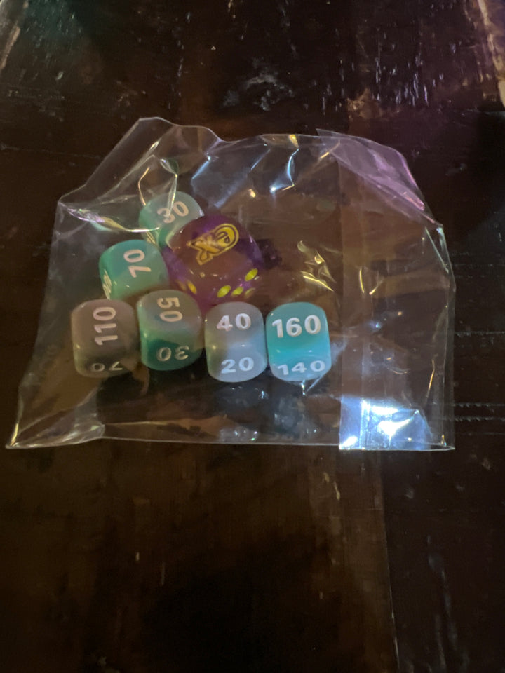 Pokemon TCG Scarlet & Violet Damage Counter Dice