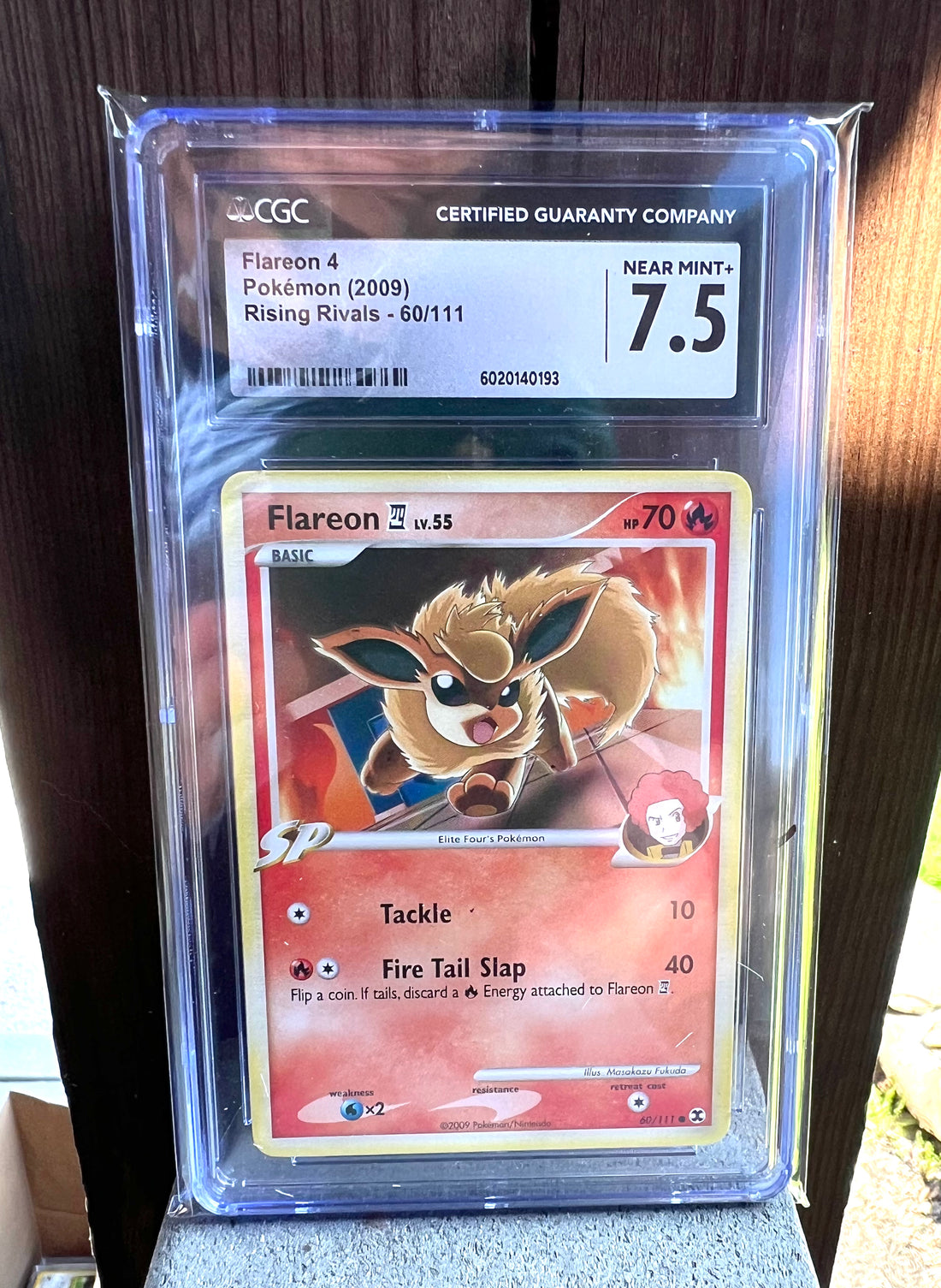 Flareon 4 Rising Rivals 60/111 CGC NEAR MINT+ 7.5