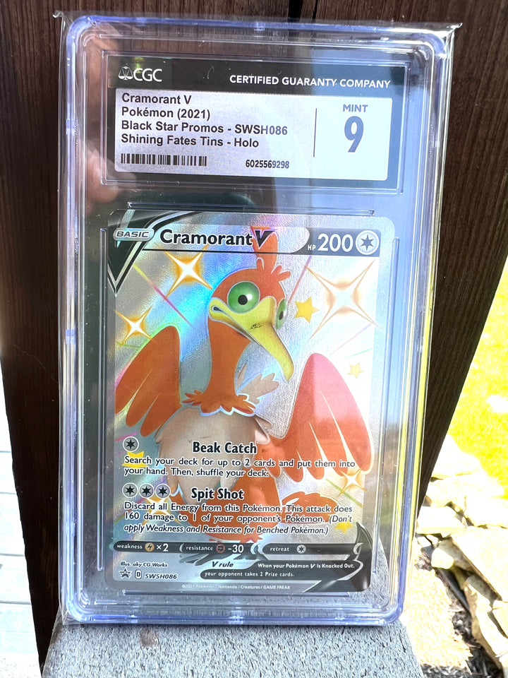 Cramorant V Black Star Promo SWSH086 CGC Mint 9