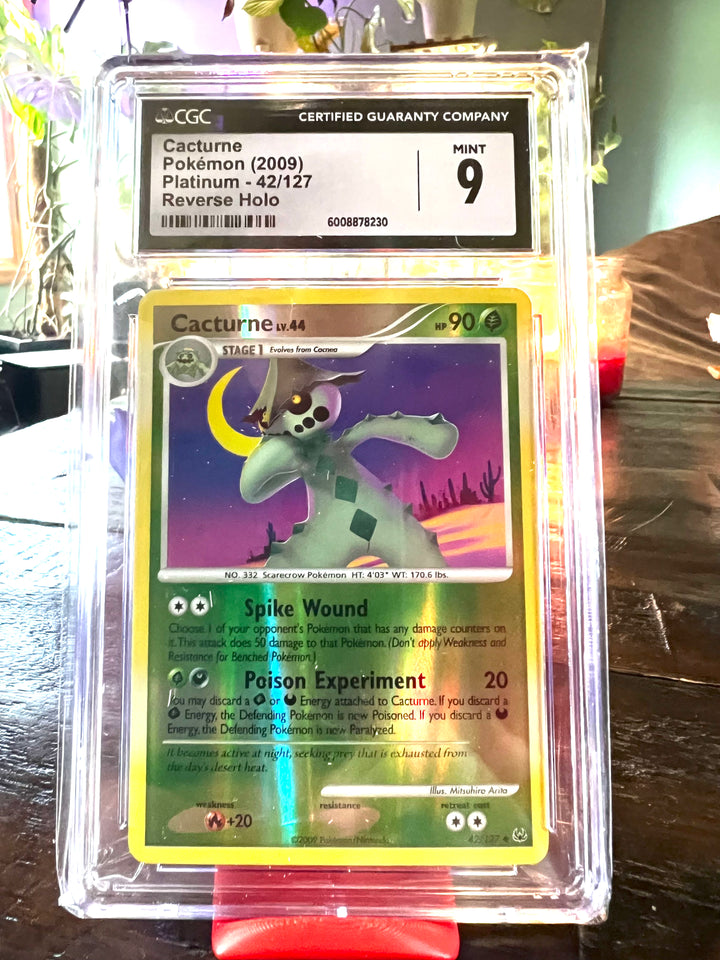 Cacturn Platinum 42/127 CGC Mint 9