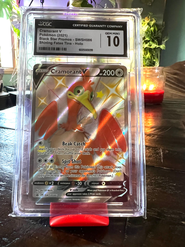 Cramorant V Black Star Promo SWSH086 CGC 10