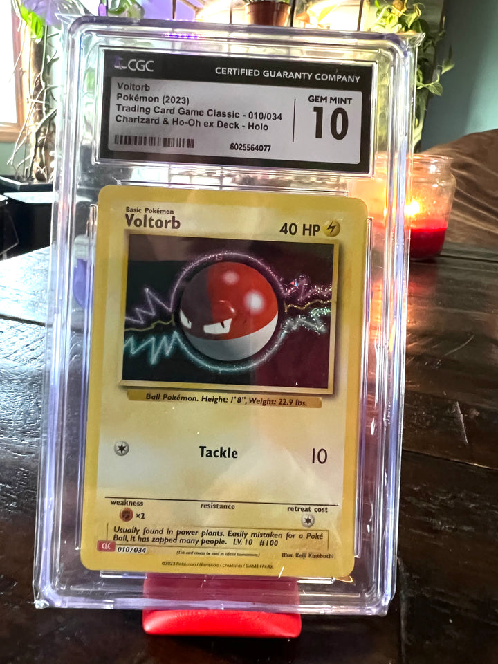 Voltorb Trading Card Game Classics 010/034 Charizard & Ho-oh ex Deck CGC Gem Mint 10