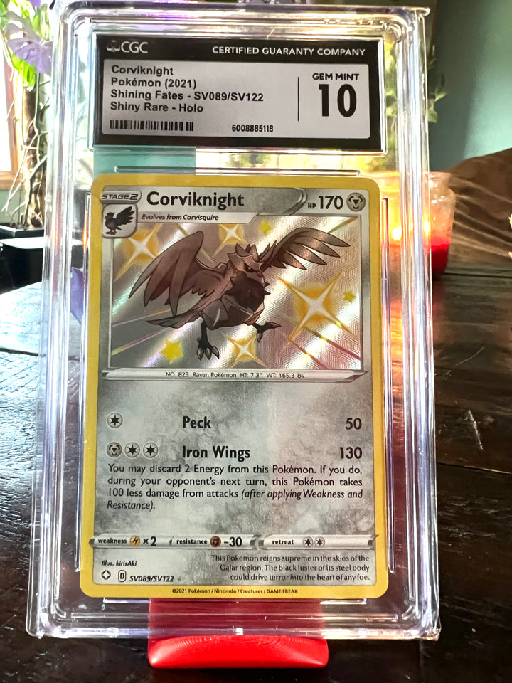 Corviknight Shining Fates SV089/SV122 CGC Gem Mint 10
