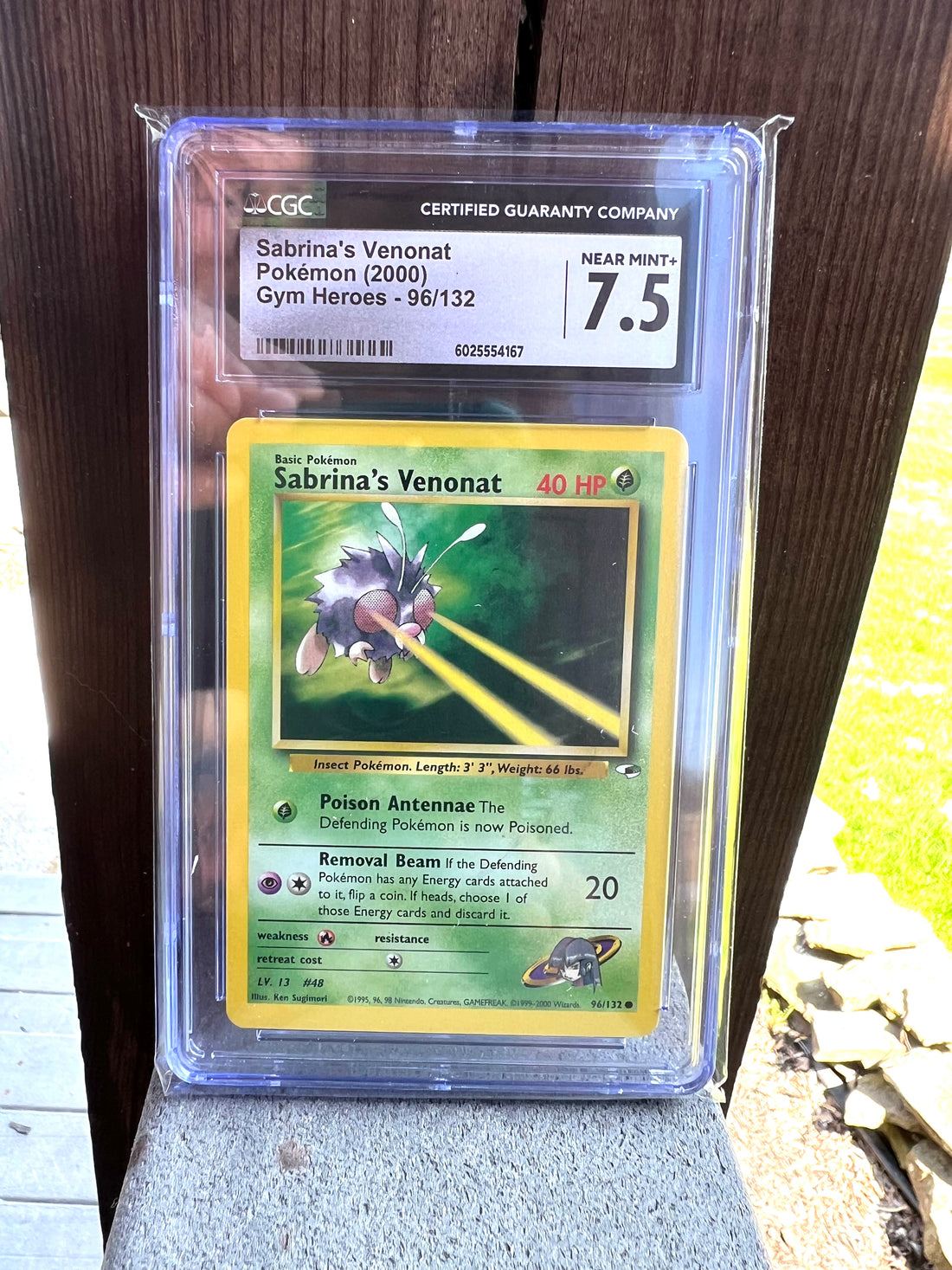 Sabrina’s Venont Gym Heroes 96/132 CGC Near Mint + 7.5