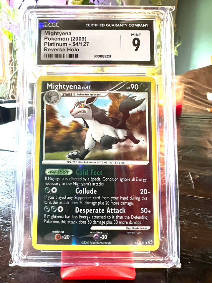 Mightyena Platinum 54/127 CGC Mint 9