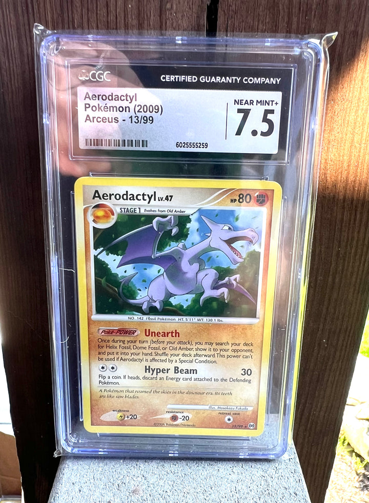 Aerodactyl Arceus 13/99 NEAR MINT+ 7.5