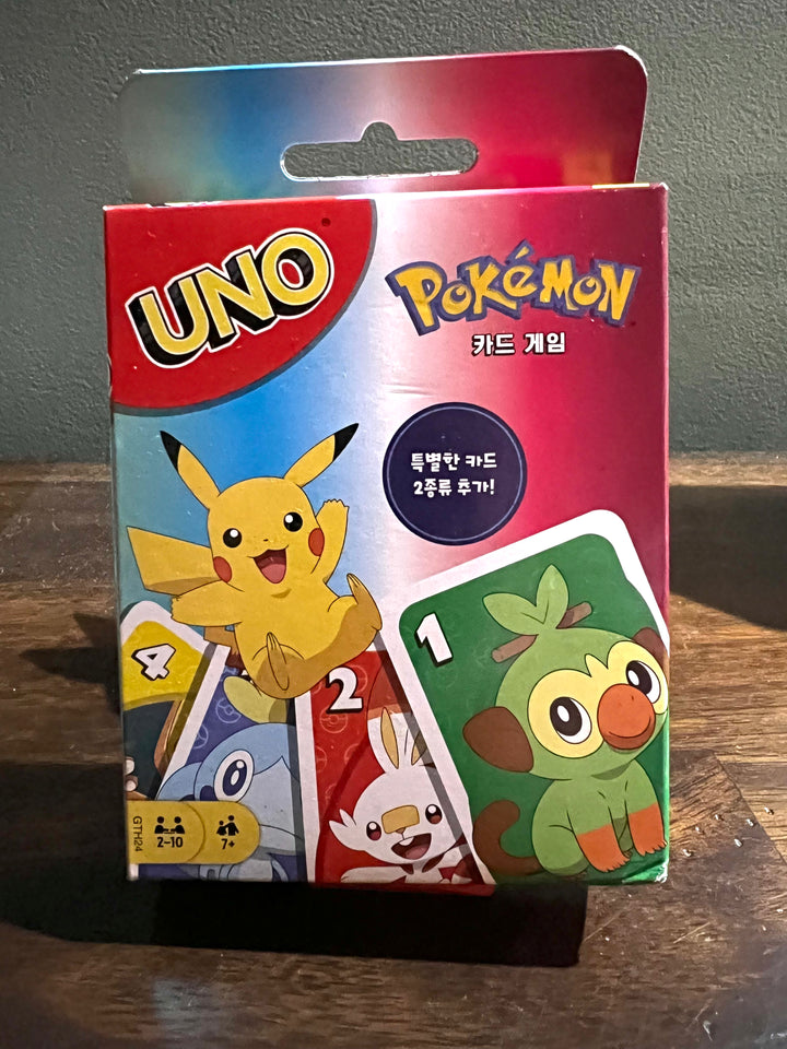 Pokemon Edition Uno Korean Game