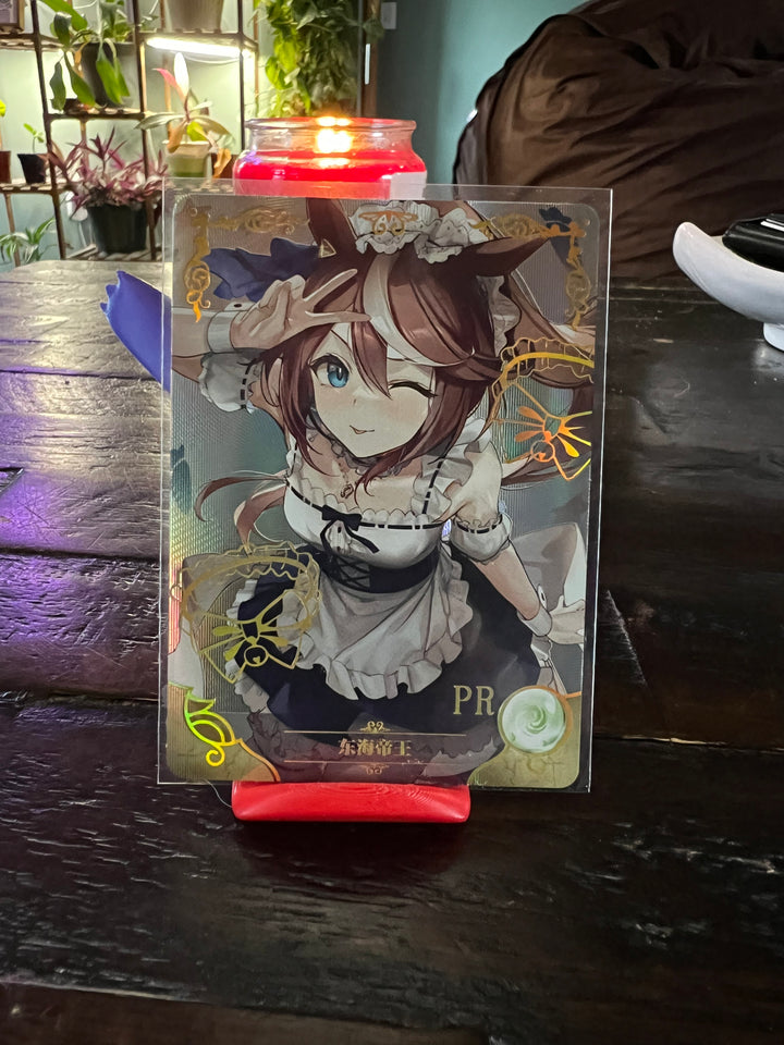 Goddess Story Tokai Teio from Uma Musume Pretty Derby Promotional Card
