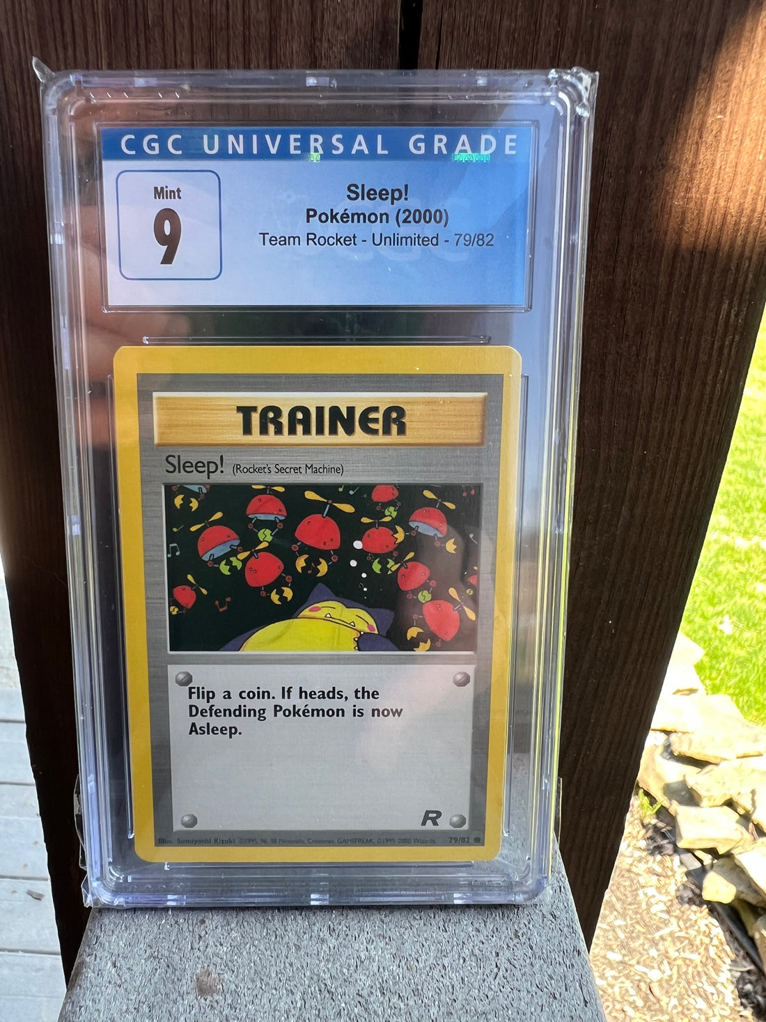 Sleep Team Rocket Unlimited 79/82 CGC Mint 9