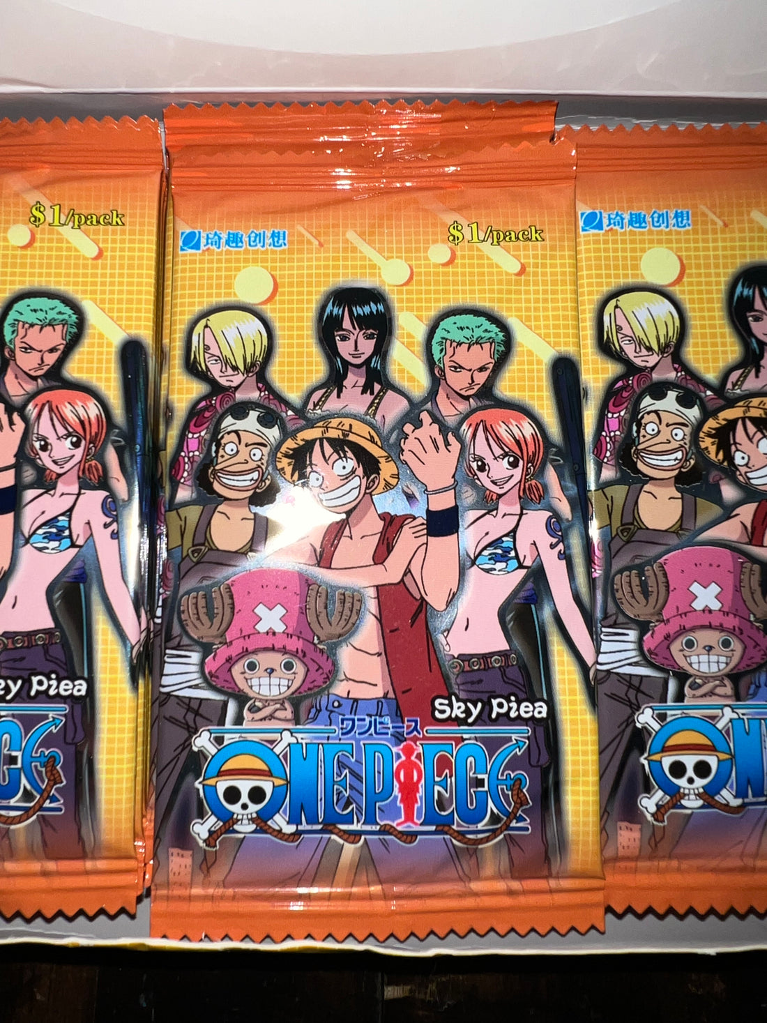 Limited Edition One Piece [Exclusive English] Sky Piea Strawhat Adventures One Piece Trading Cards Pack