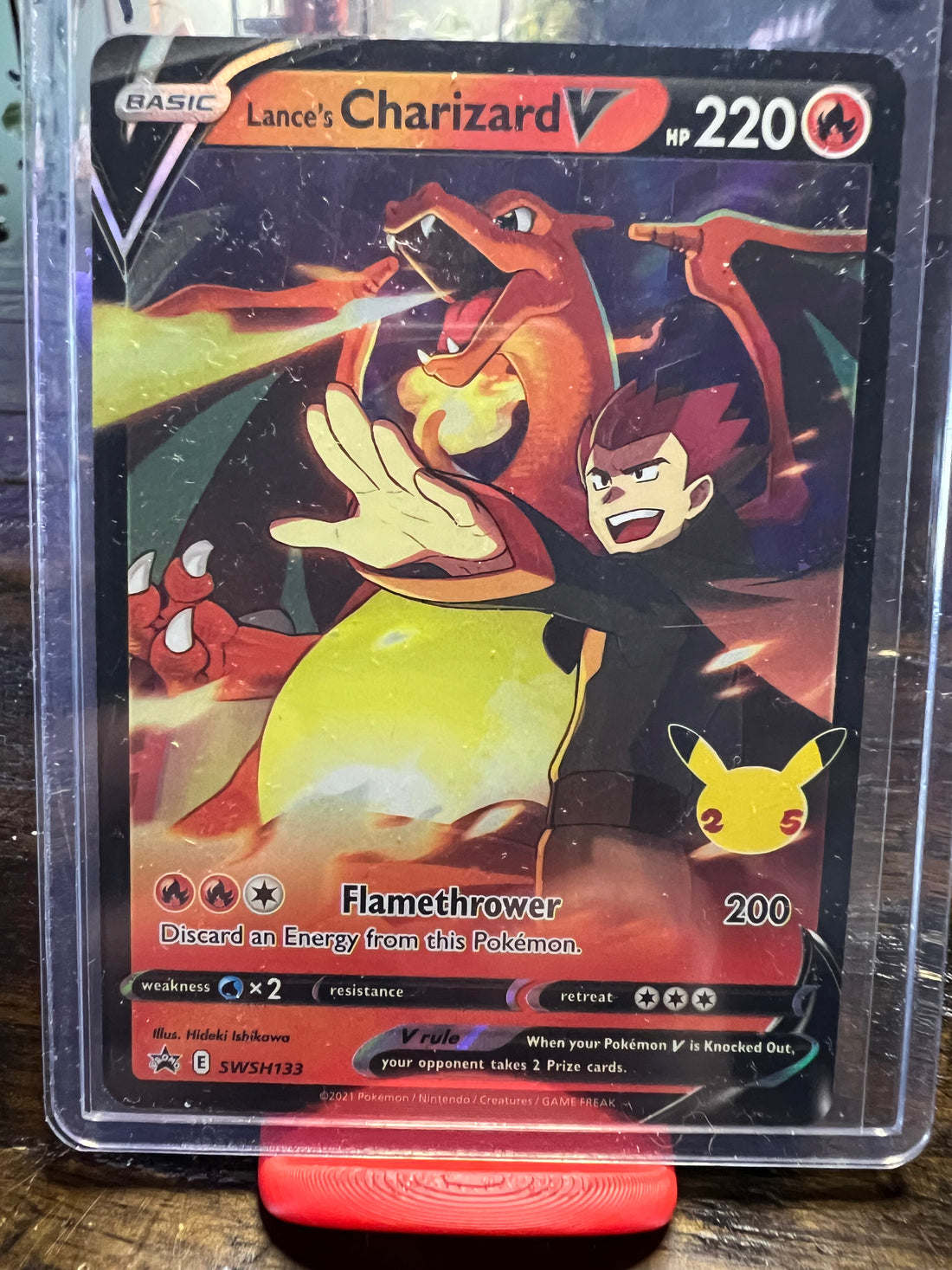 Lance's Charizard V - SWSH133 - Sword & Shield Promo Card