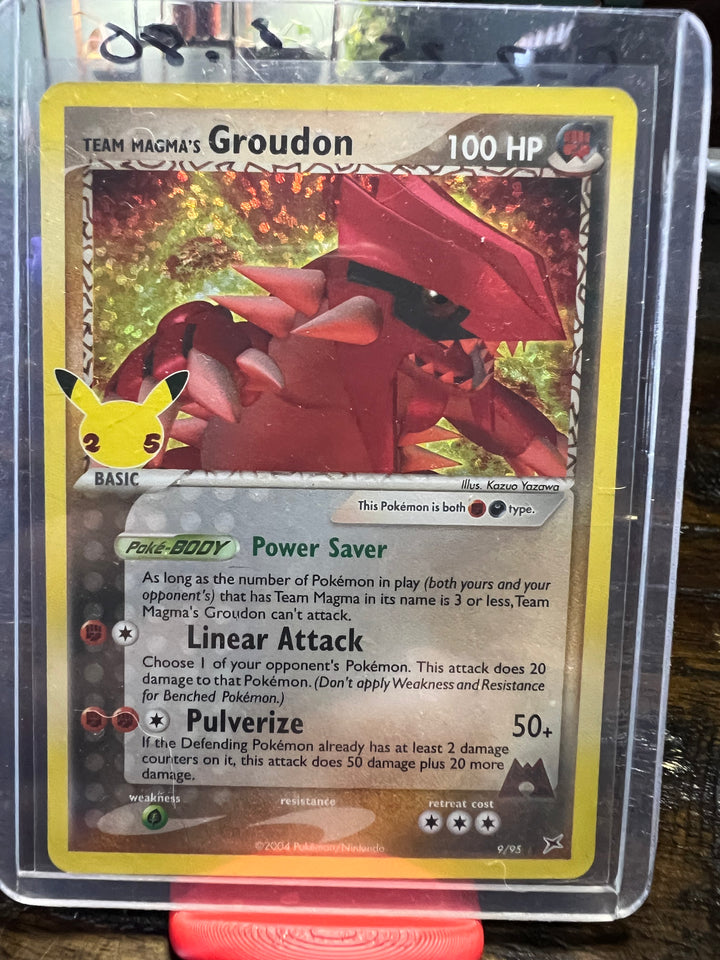 Team Magma's Groudon - 9/95 (EX Team Magma vs Team Aqua) - Deck Exclusives