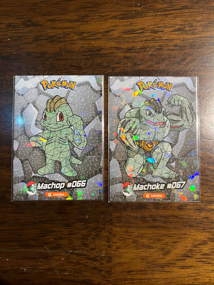 Peru Crystal Collection Machop #066 & Machoke #067