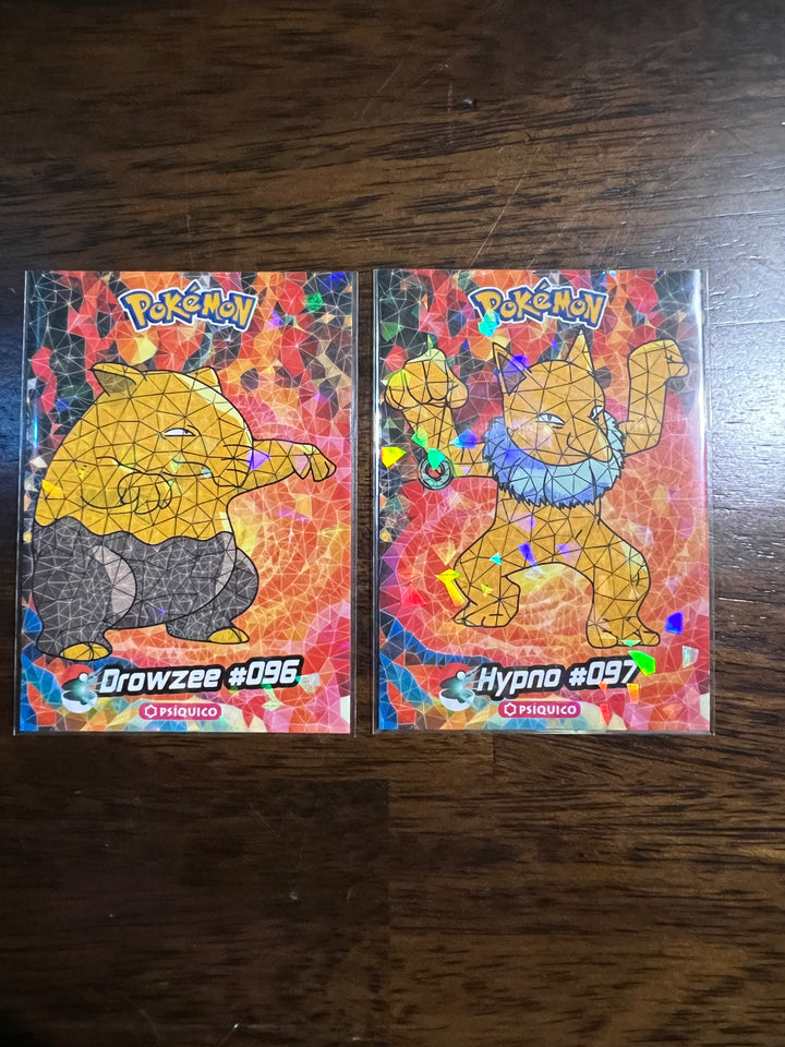 Peru Crystal Collection Drowzee #096 & Hypno #097