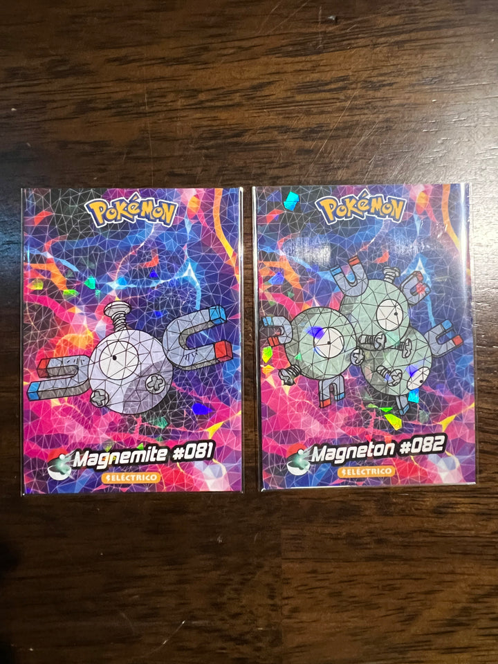 Peru Crystal Collections Magnemite #081 & Magneton #082
