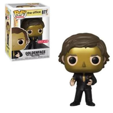 Funko Pop The Office Goldenface Jim Halpert #877 Target Exclusive Special Edition