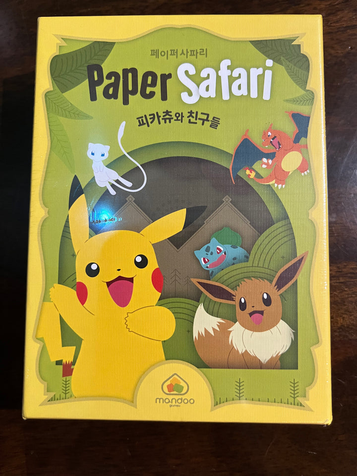 Pokémon Paper Safari Pikachu and Friends Korean Board Game