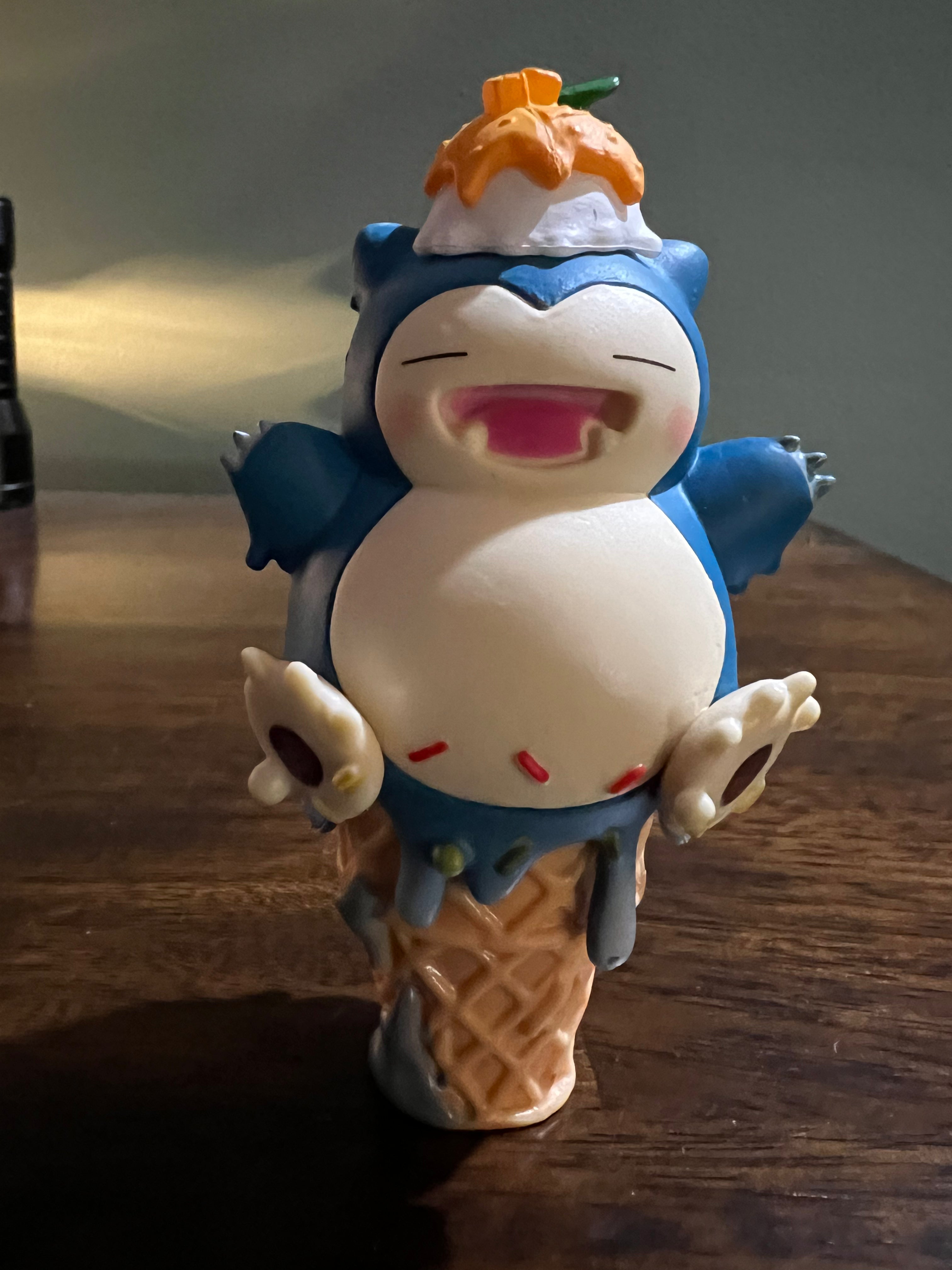 Snorlax Ice Cream Cone Figure