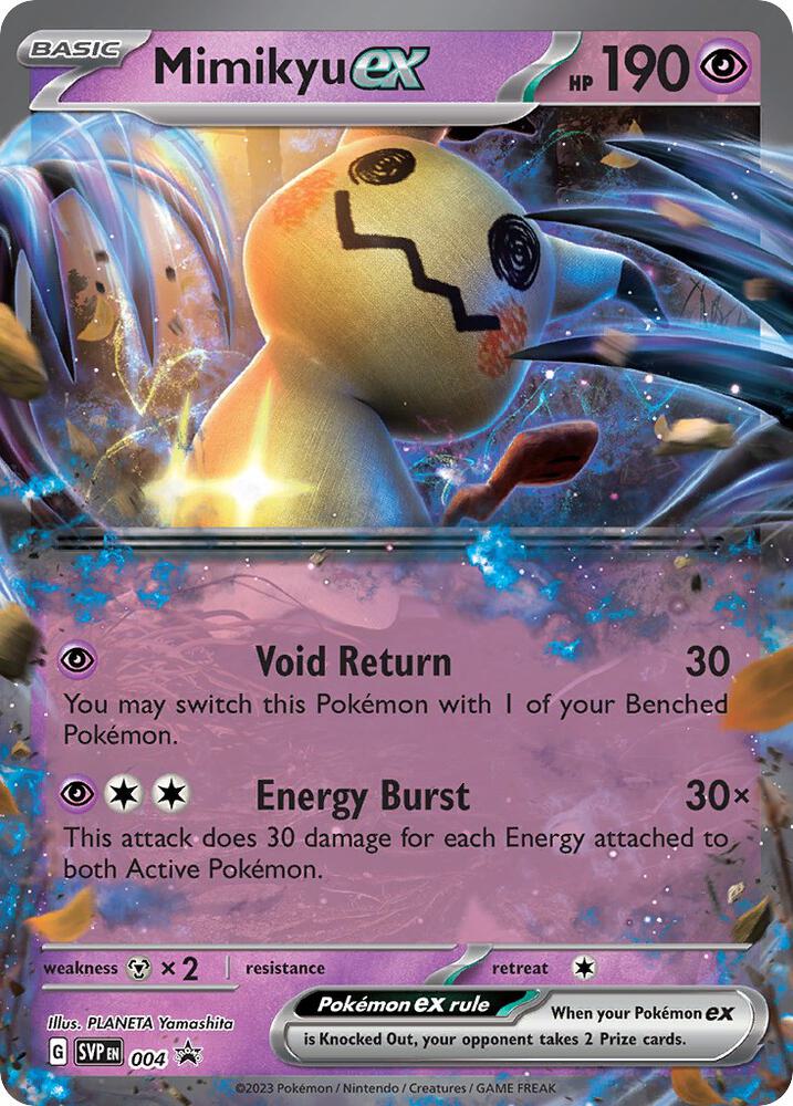 Mimikyu ex PROMO 004 Scarlet & Violet Promo Cards