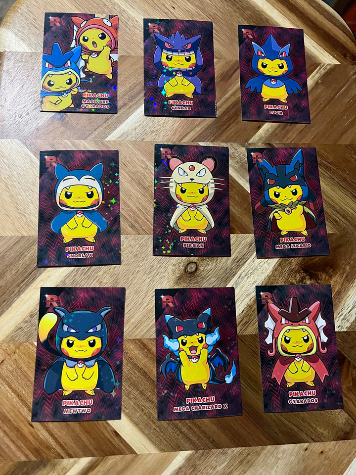 Pokemon Rocket Team Card Database Poncho Set