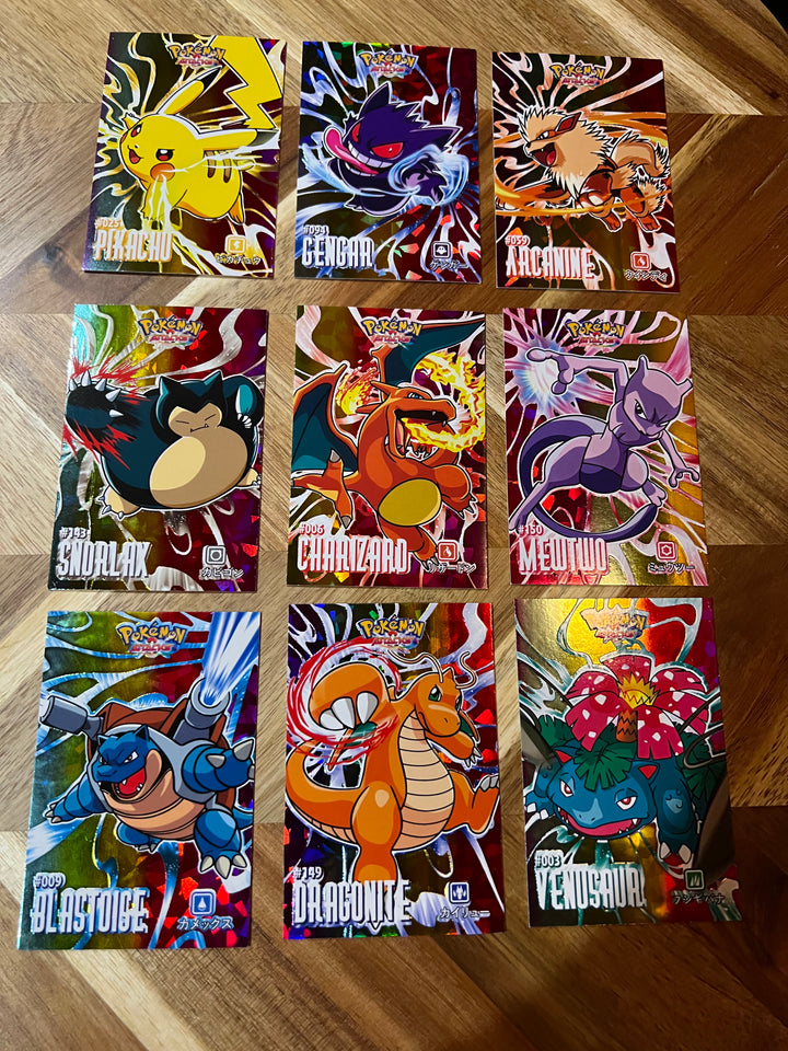 Pokemon Attacks Card Database Rainbow Set