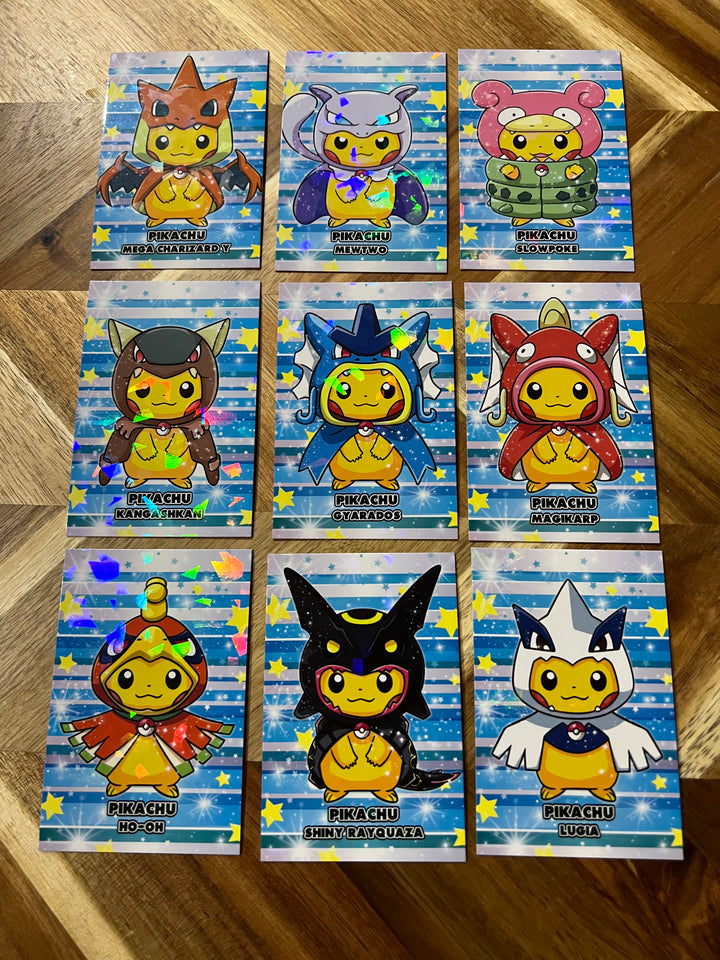 Pokemon Merry Christmas Card Database Yellow Star Poncho Set