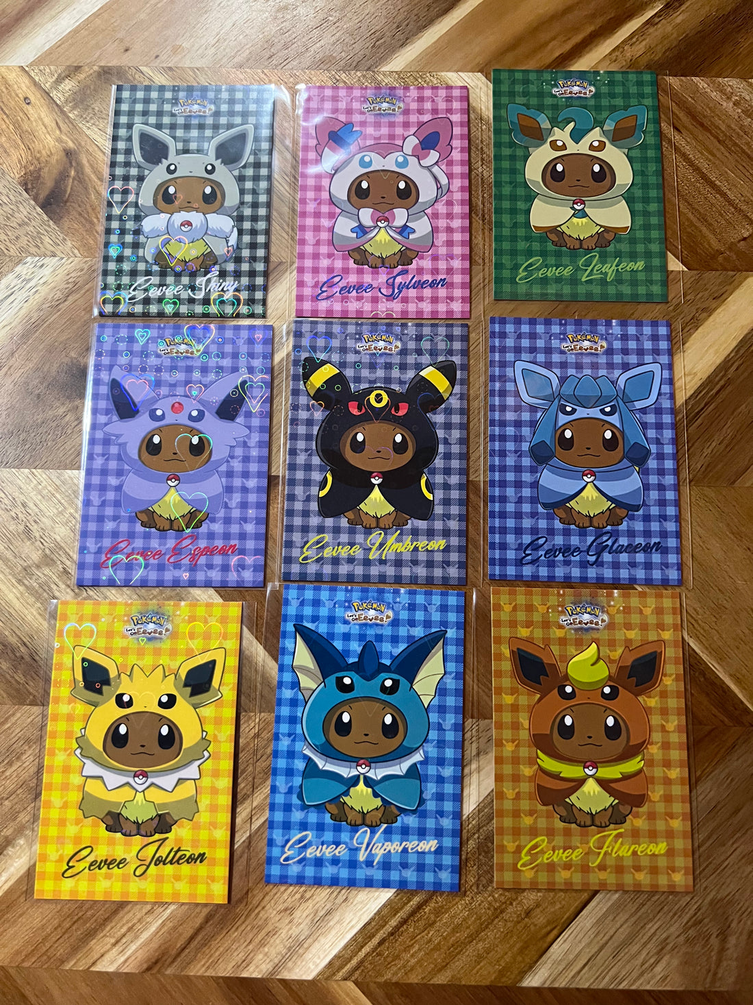 Let's Go Eevee Plaid Poncho Eevee Set