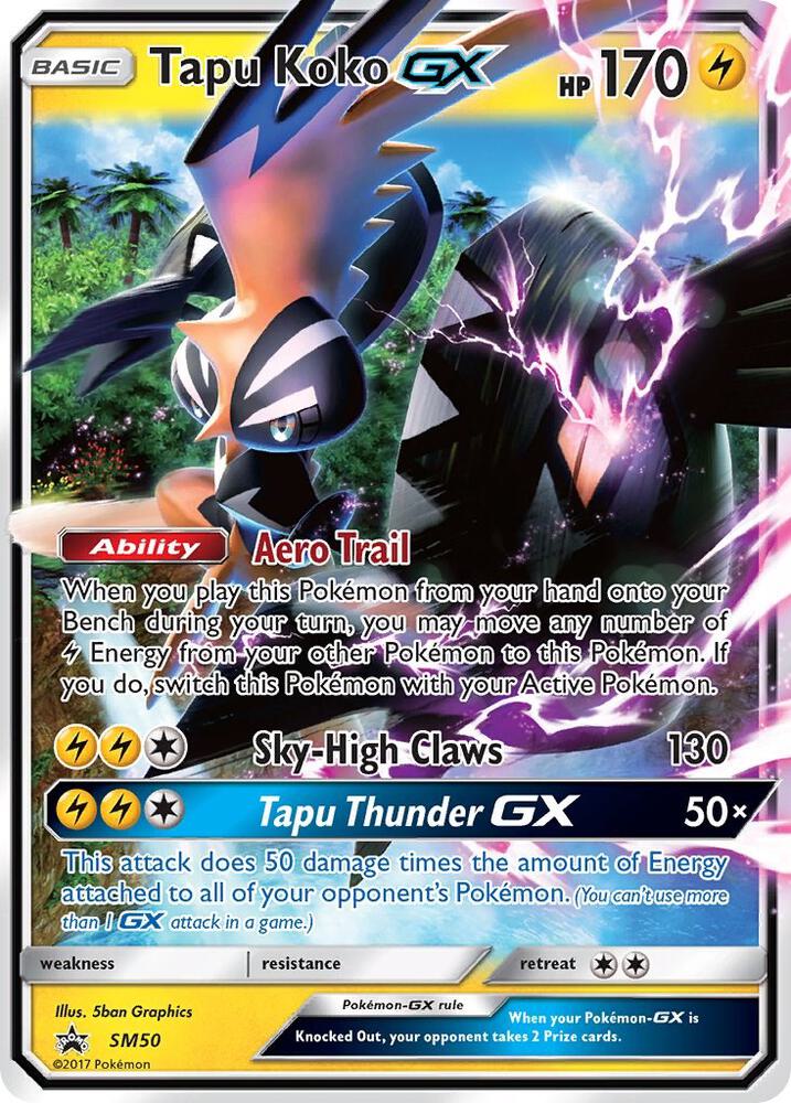 Tapu Koko GX - SM50 - SM Promos