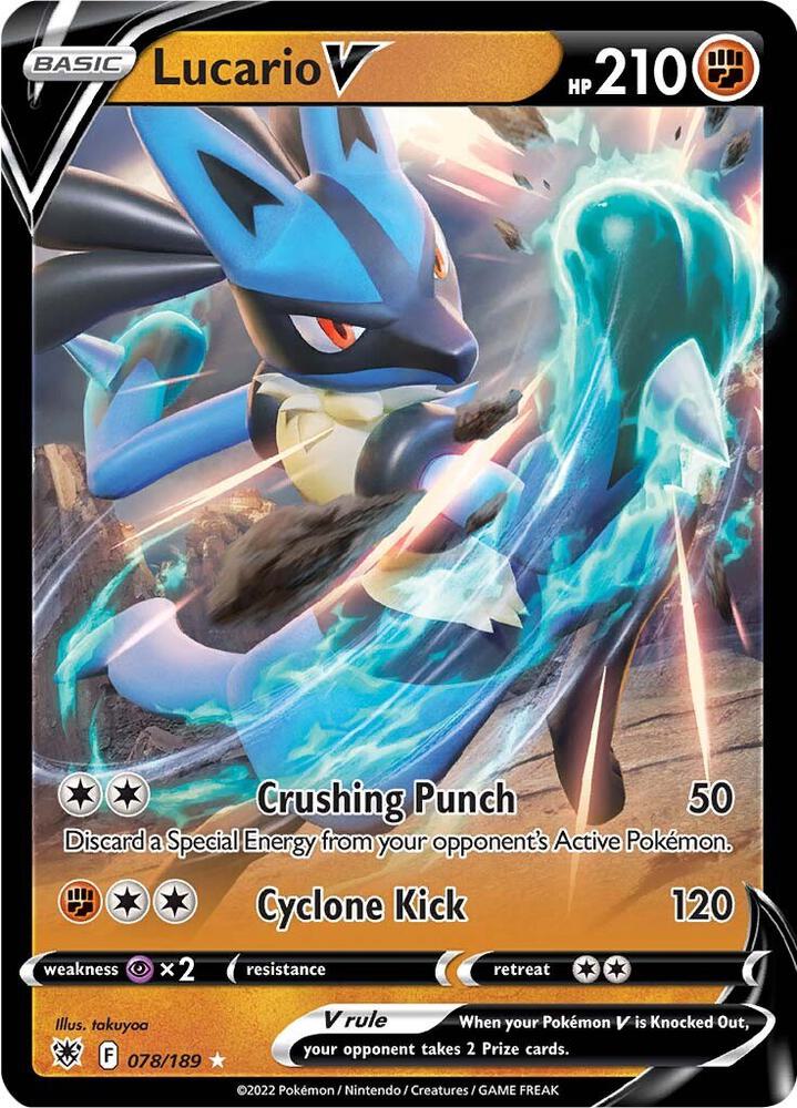 Lucario V - 078/189 Astral Radiance