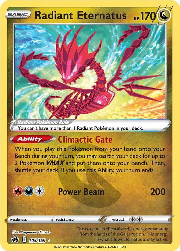 Radiant Eternatus - 105/159 Crown Zenith