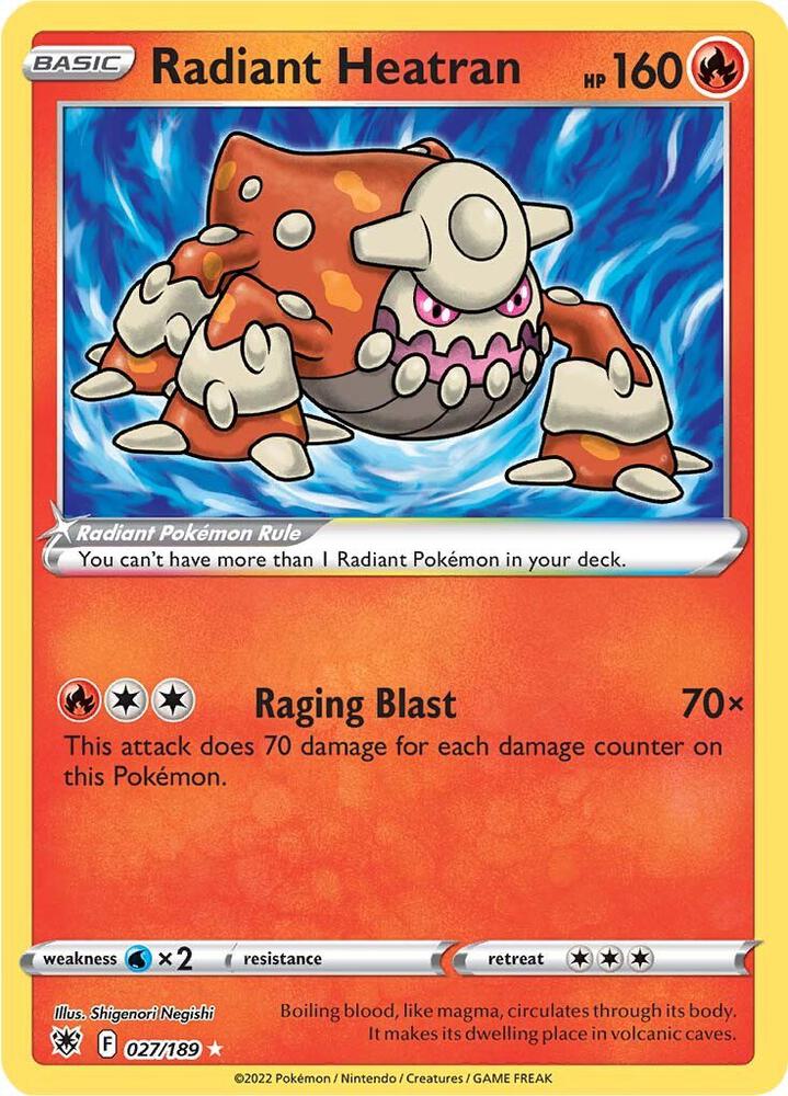 Radiant Heatran - 027/189 Astral Radiance