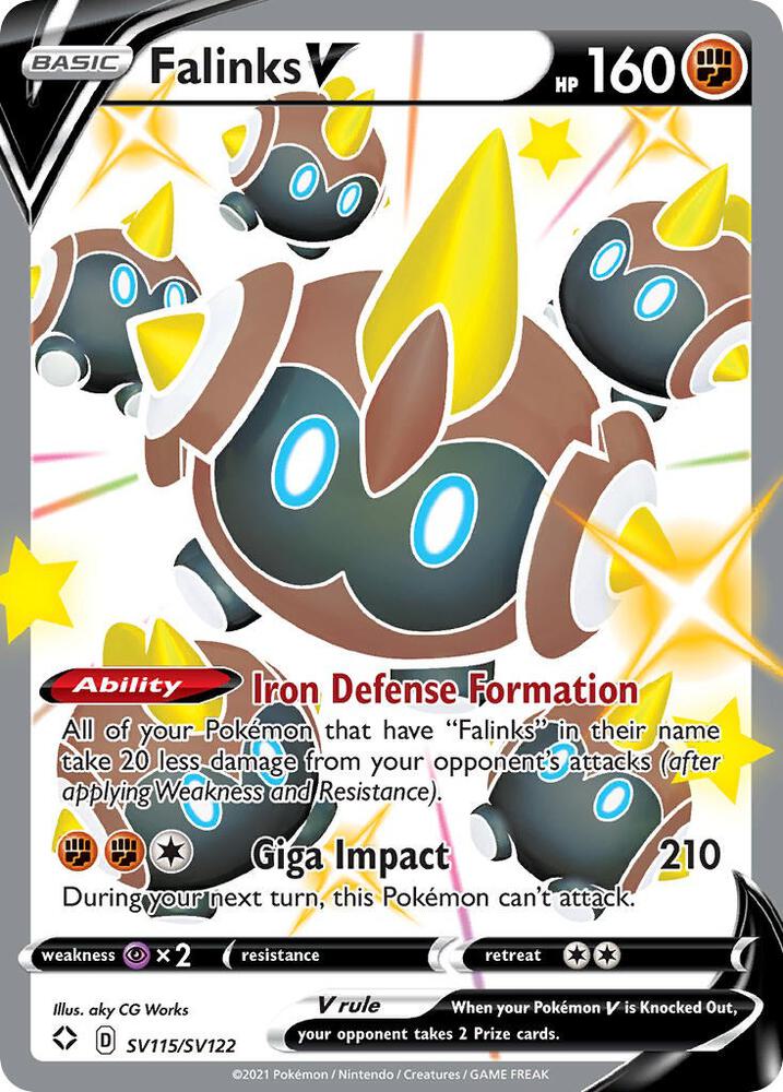 Falinks V - Shining Fates: Shiny Vault SV115/SV122