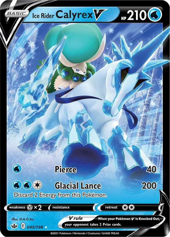 Ice Rider Calyrex V - 045/198 - Chilling Reign