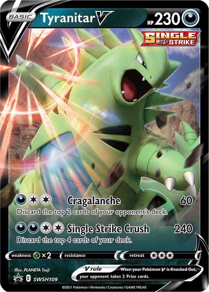 Tyranitar V - SWSH109 - Sword & Shield Promo Cards
