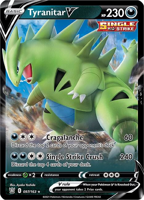 Tyranitar V - 097/163 - Battle Style