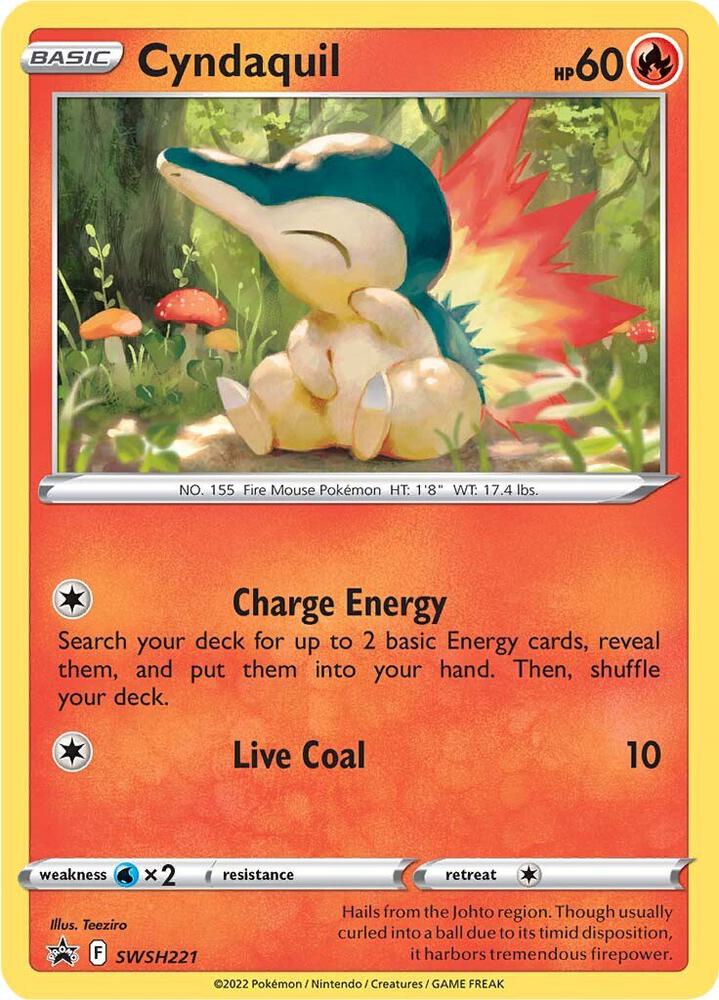 Cyndaquil - SWSH221 - SWSH: Sword & Shield Promo Cards