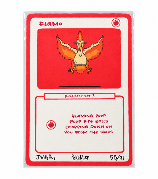 Flamo PokeDerp Set 3 55/91 centered on a white background