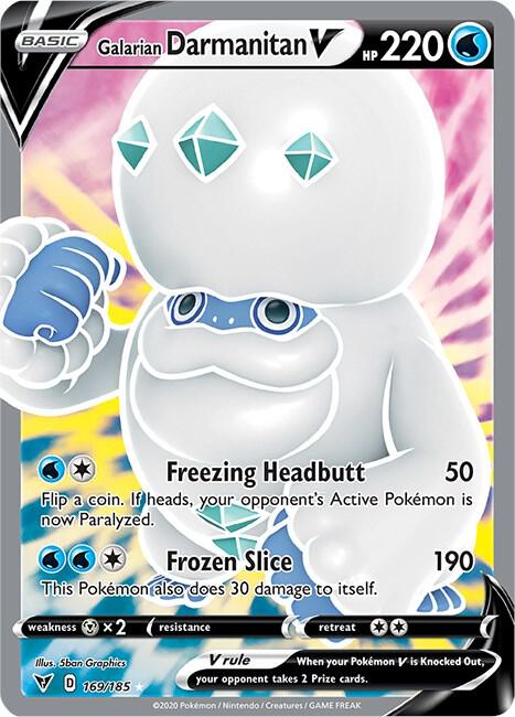 Galarian Darmanitan V (Full Art) - SWSH04: Vivid Voltage