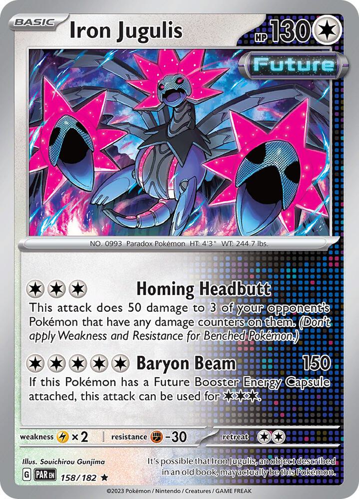 Iron Jugulis 158/182 Knockout Collection Cosmos Pokemon Holo Sealed