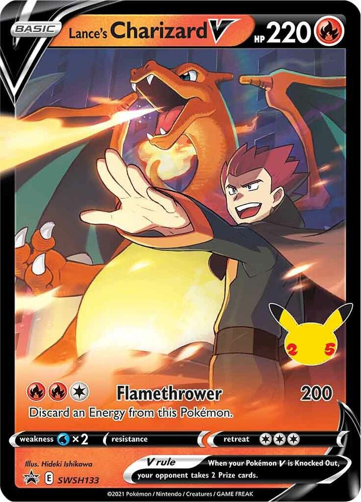 Lance's Charizard V - SWSH133 - SWSH: Sword & Shield Promo Cards