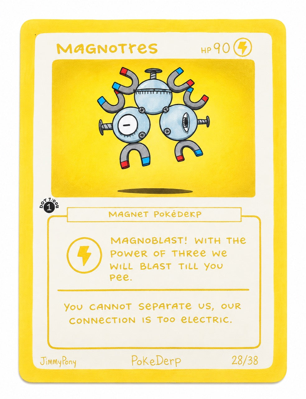 Magnotres Magnet PokeDerp 28/38 on a white background